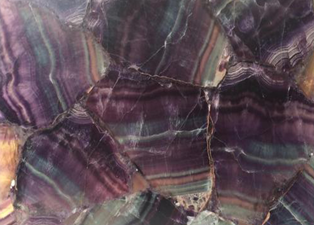 Fluorite multicolor