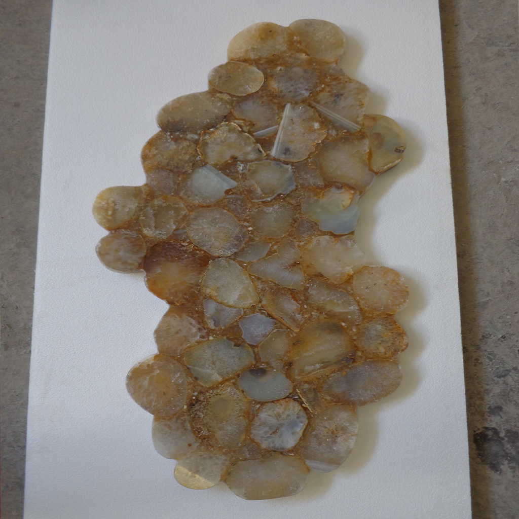 Golden agate sample