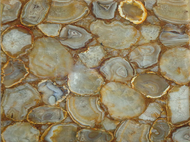 Golden agate stone