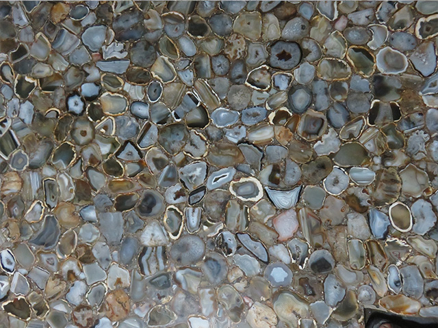 Mix agate stone