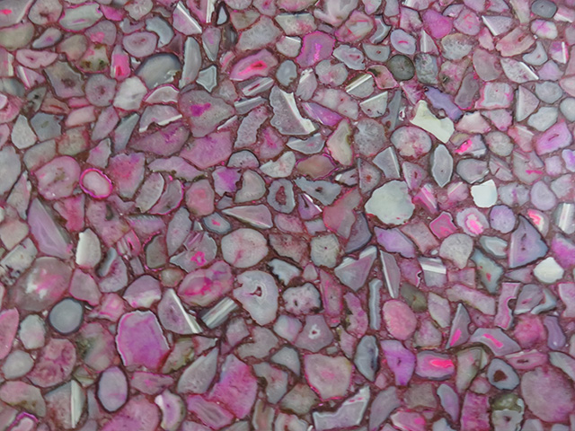 Pink agate stone